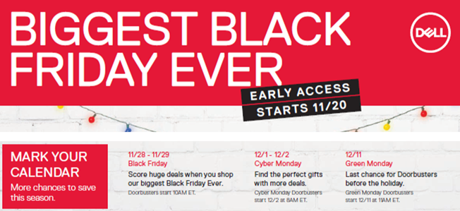 Dell Black Friday Sale flyer 