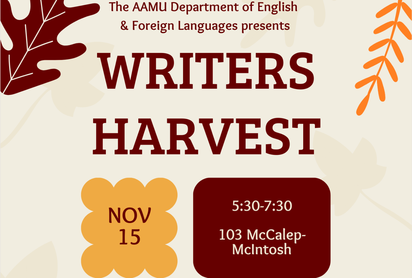 Writers Harvest