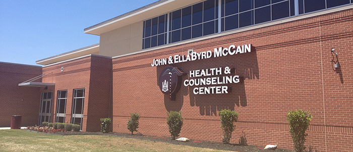 John and Ella Byrd McCain Health and Counseling Center