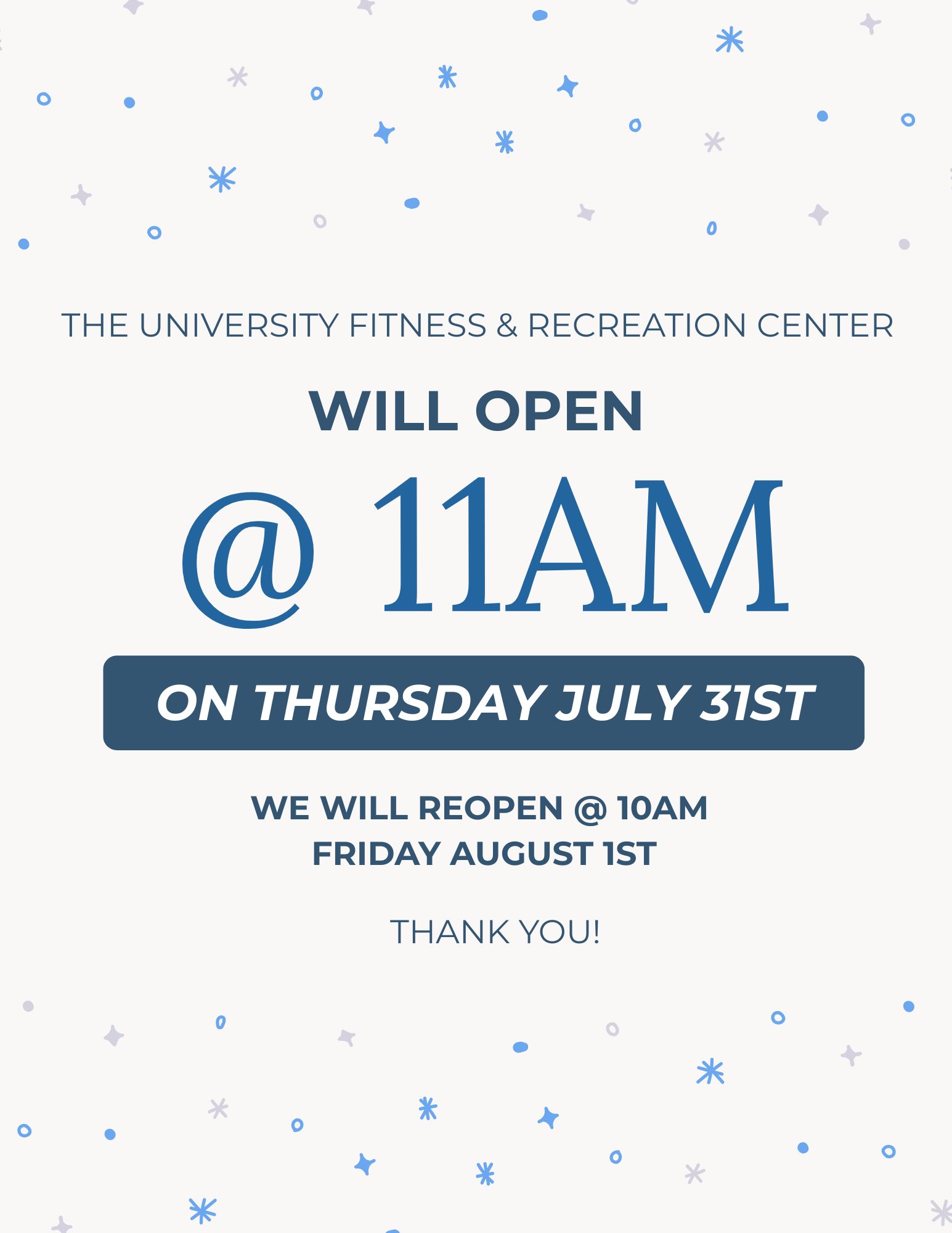 Opening Late flyer