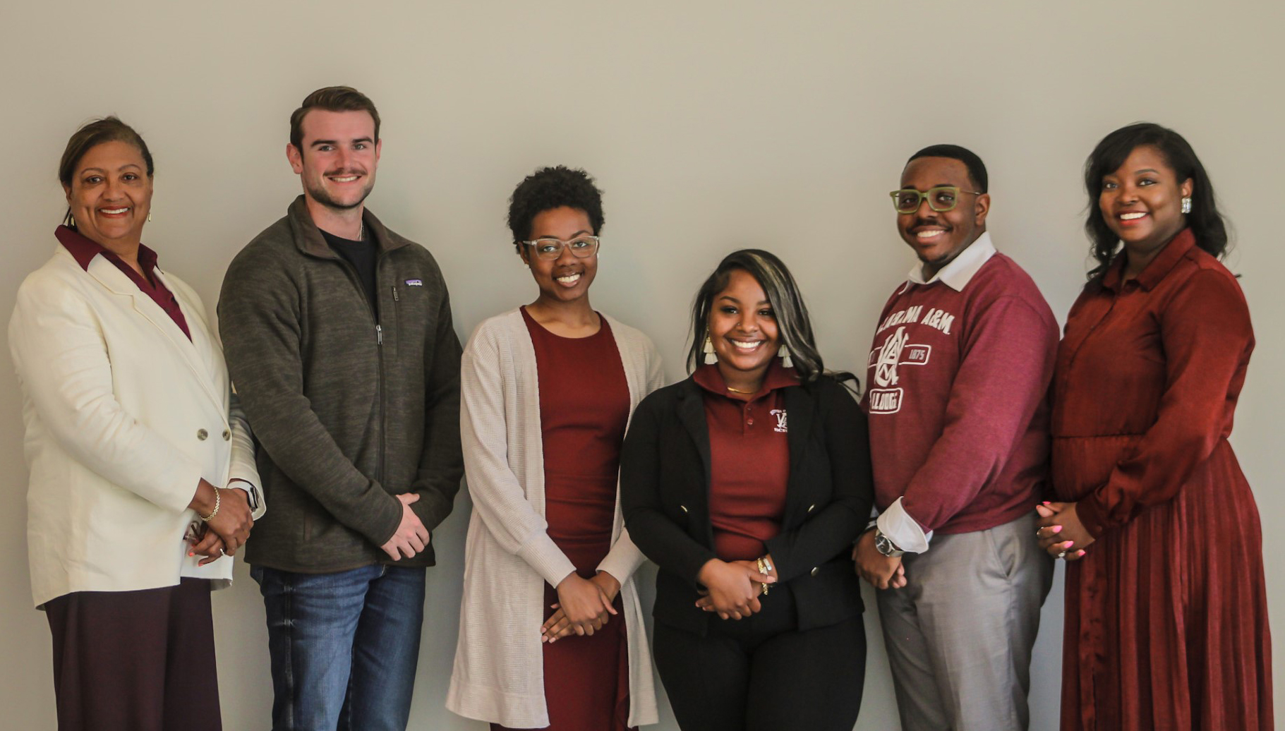 (Photo L-R) Dr. Lena Walton, Rodney Farrell, Jenee Whitt, Angel Scott, Albert Ball, Dr. Samantha Strachan