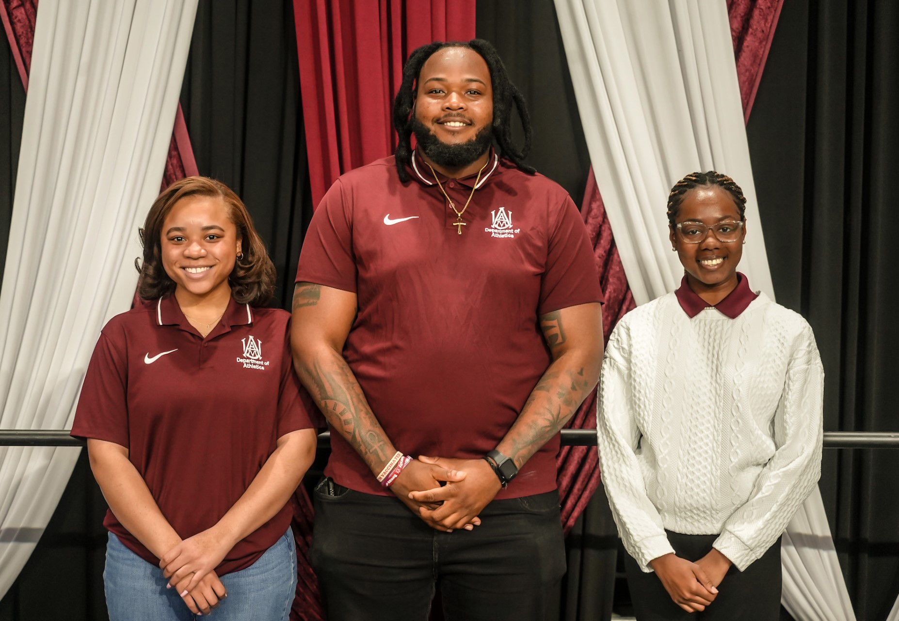 Amirah Ali, Nevell Brown and Jenee Whitt