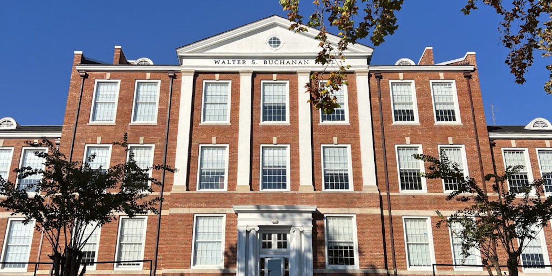 Buchanan Hall on the Alabama A&M University campus