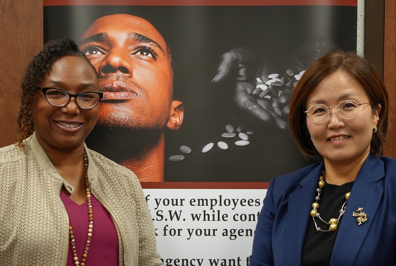 Dr. Katina Lang-Lindsey and Dr. Sam Choi