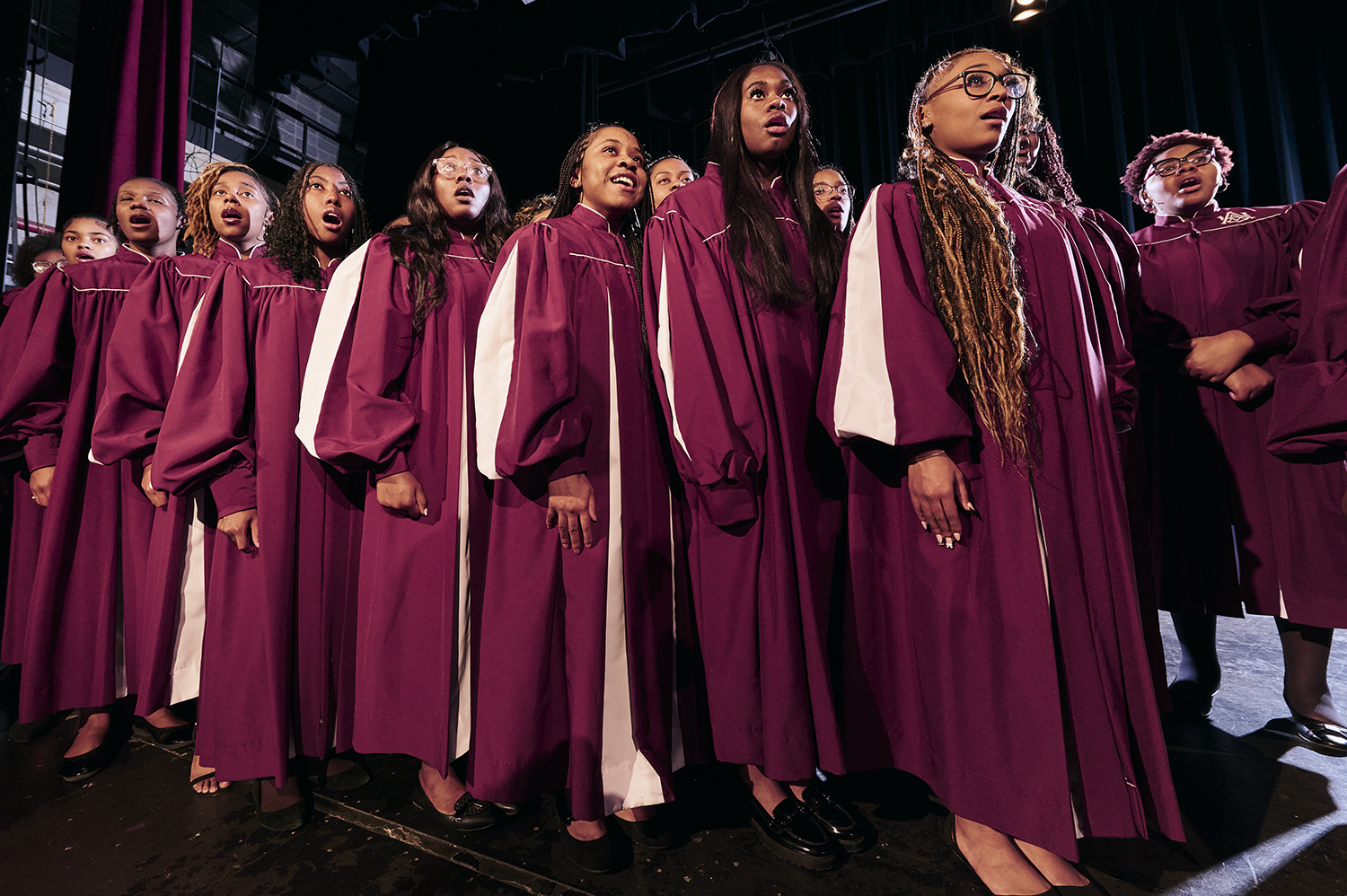 Male soloist performs with Alabama A&M University Choir