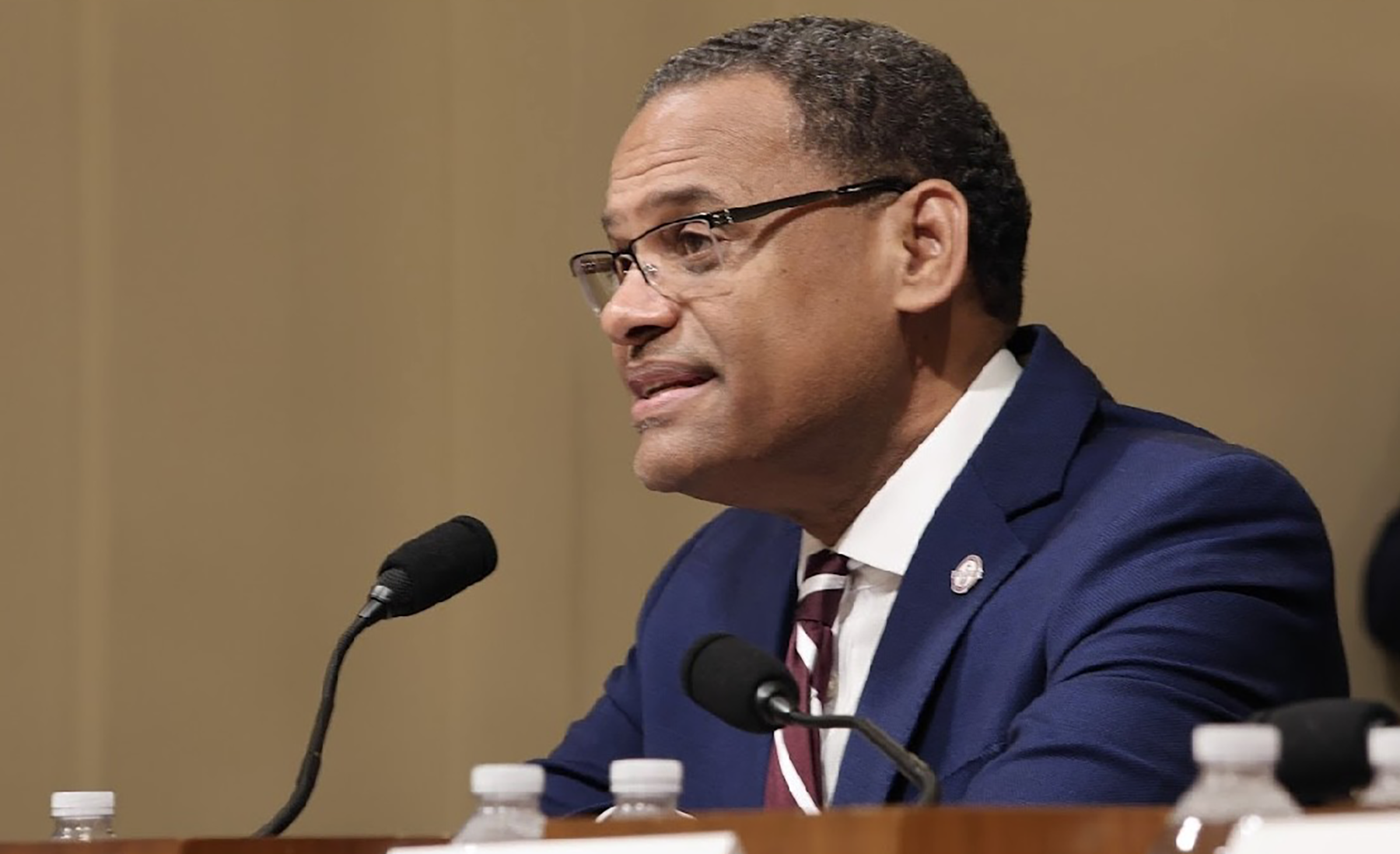 Alabama A&M University President Daniel K. Wims testifies before Congress