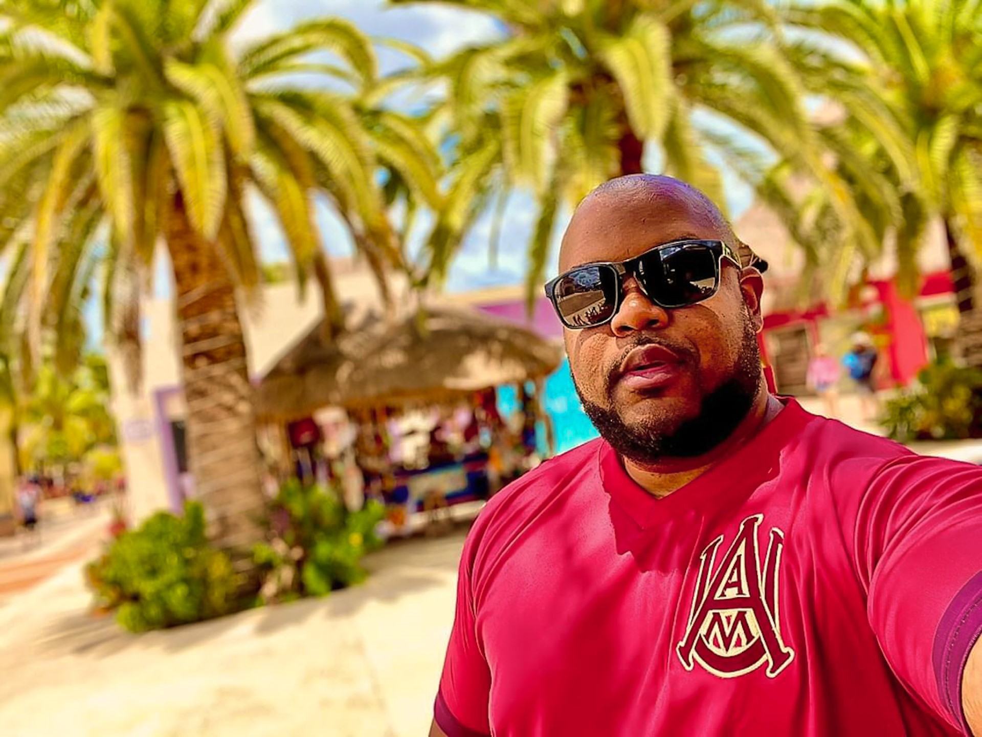 Jeffrey "DJ Skoot" Hedgemon in Cozumel, Mexico