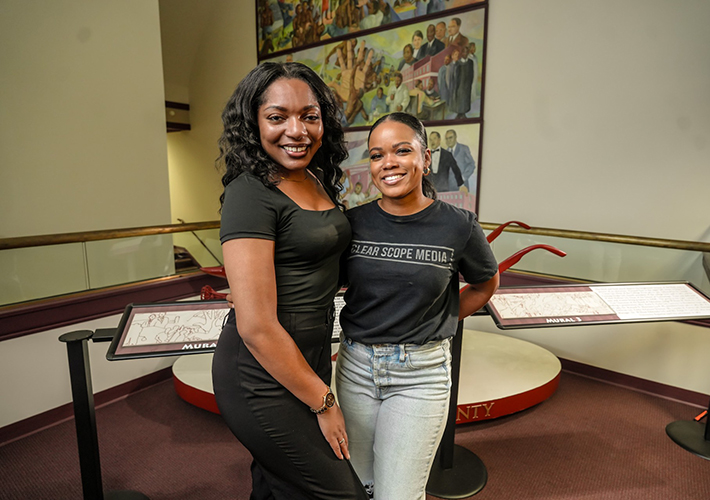 AAMU Alumnae Mayah Robinson and Tia'Ja Fletcher