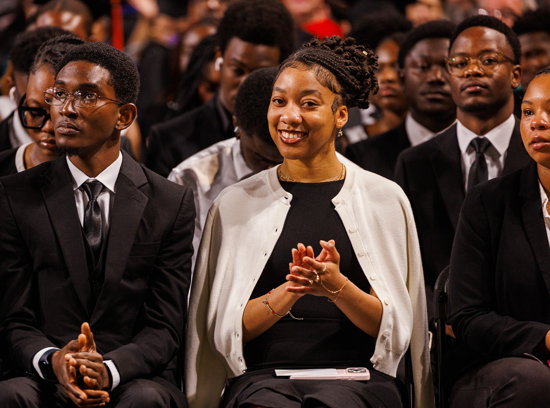 Alabama A&M University freshmen participate in the August 2026 Freshman Torch Lighting Ceremony, celebrating the beginning of their college journey as the University marks its fourth consecutive year of record enrollment.