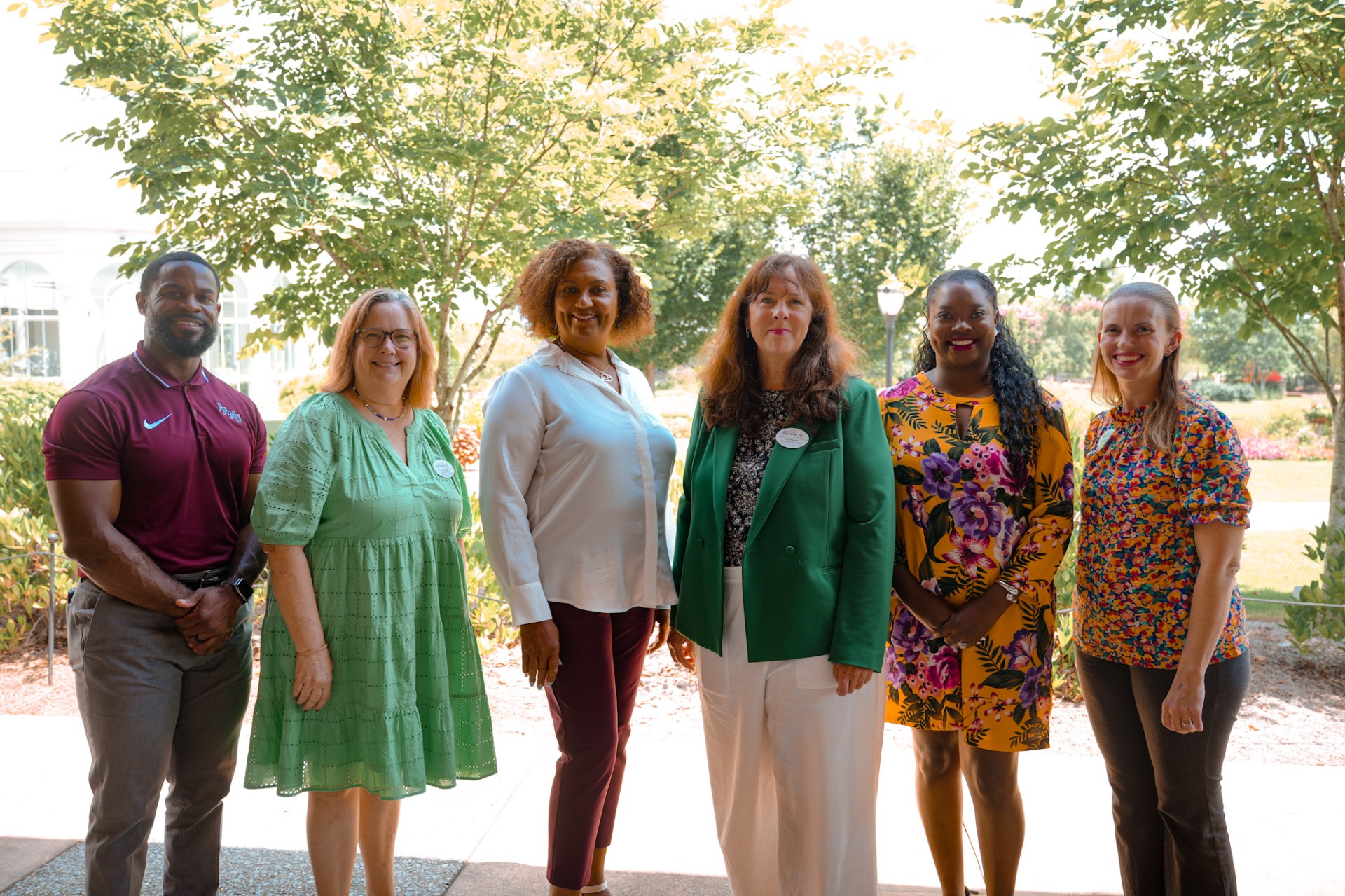 AAMU Faculty Pose with Huntsville Botanical Garden Staff