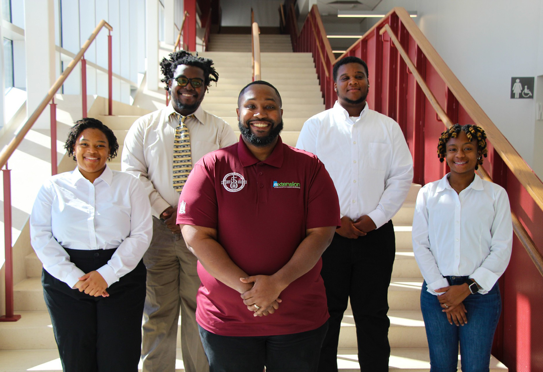 Amani Williams, Yamiri Mants, Darrell Hill (VCLLI Heirs Property Program Coordinator), Karter Woods, and Angel Dixon