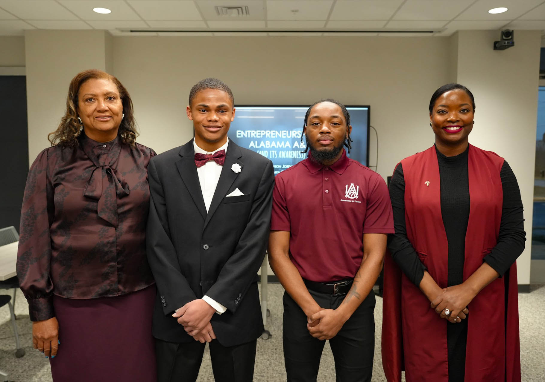 Dr. Lena Walton, Jaylon Ware, Jaeveon Jordan, Dr. Samantha L. Strachan