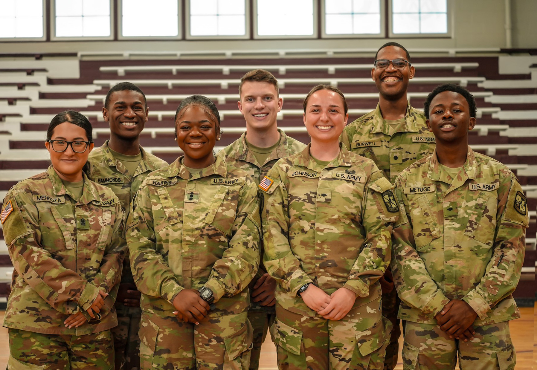 Jessica Mendoza, Sameria Harris, Chloe Johnson, Joel Metuga, Trevion Hammonds, Hayden Smith, Ezekiel Burwell