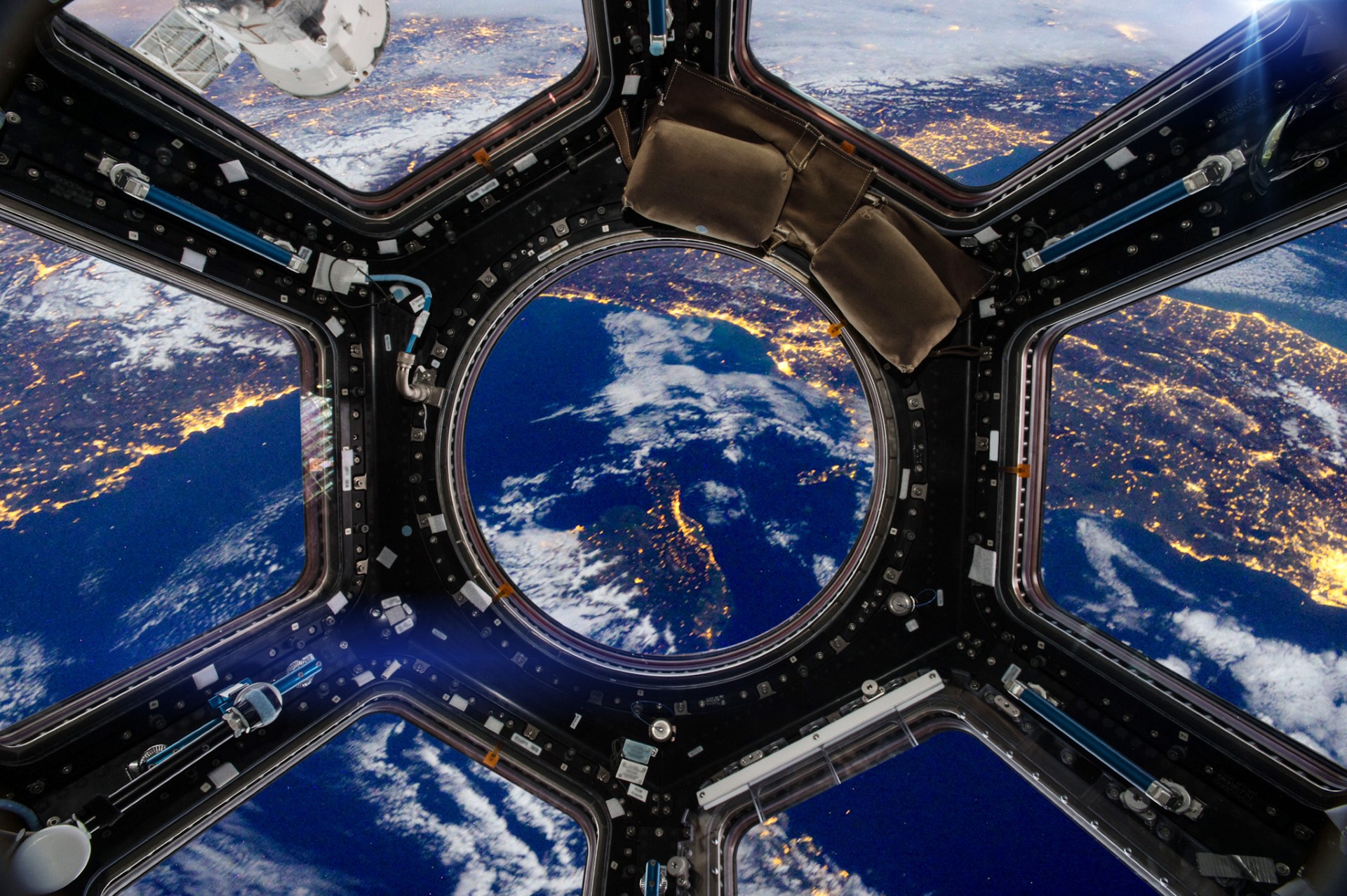 Earth from spacecraft courtesy NASA