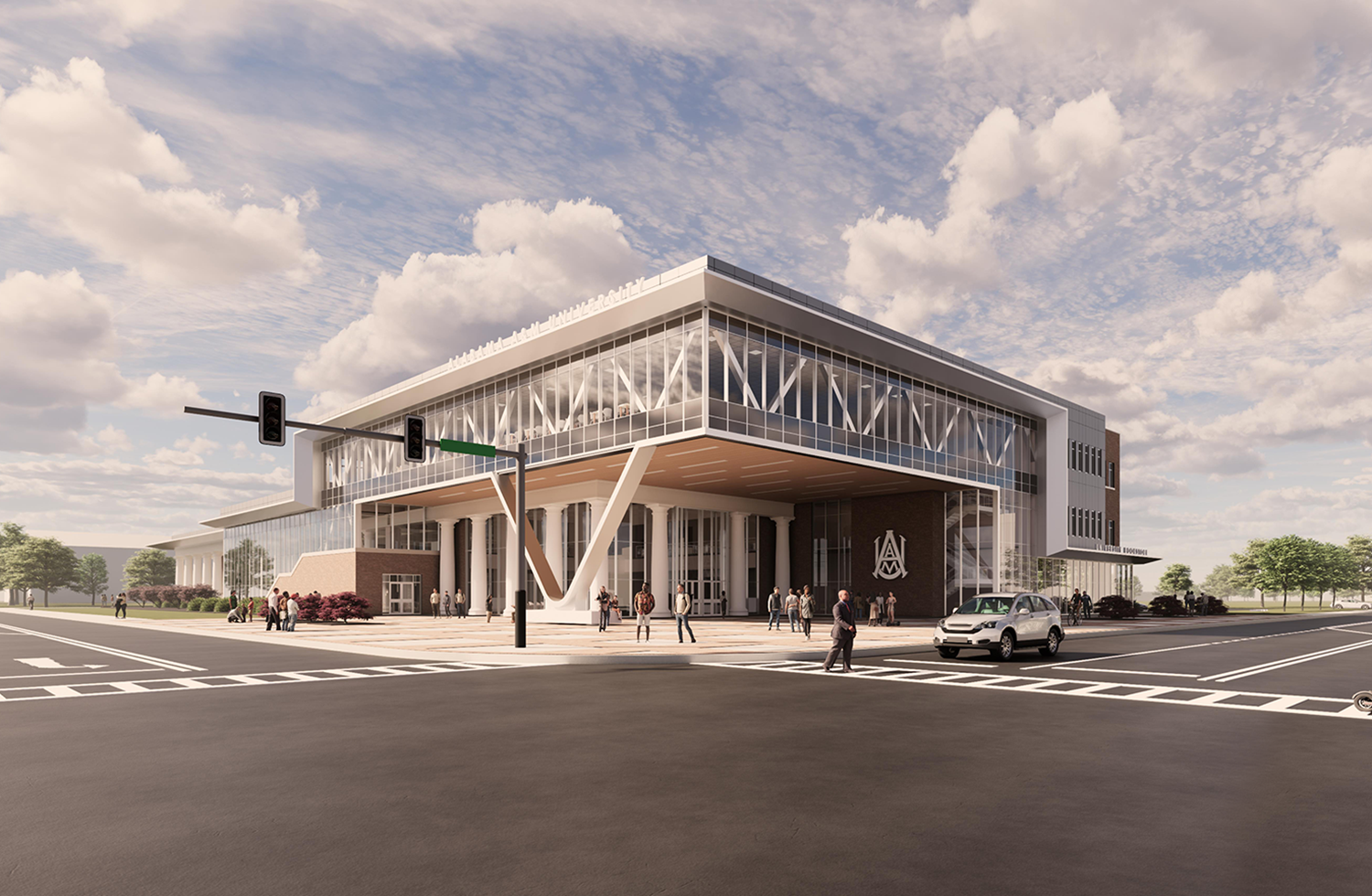 Rendering of New AAMU Student Amenities Center