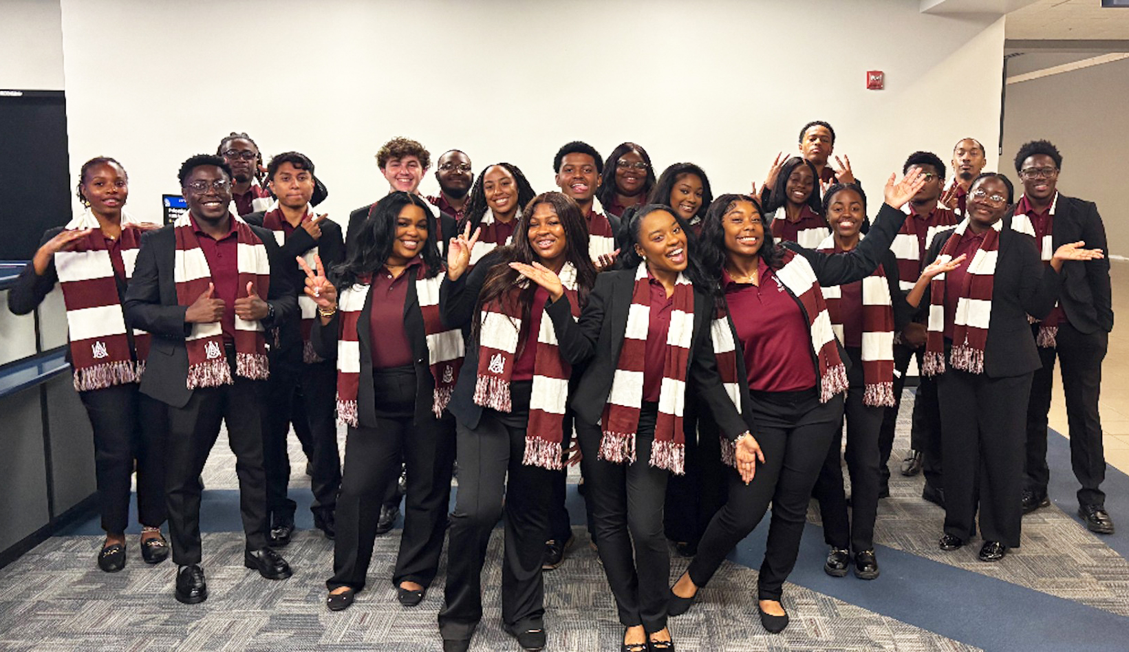 AAMU Scholars Smiling at Thurgood Marshall College Fund Leadership Institute in Washington, D.C. 