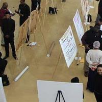 Crowd of people at STEM Day