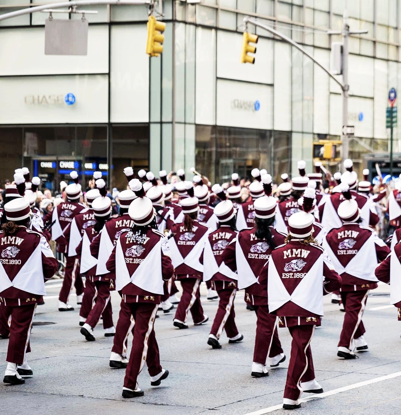 Alabama A&M's marching band in the Macy's Thanksgiving Day Parade.