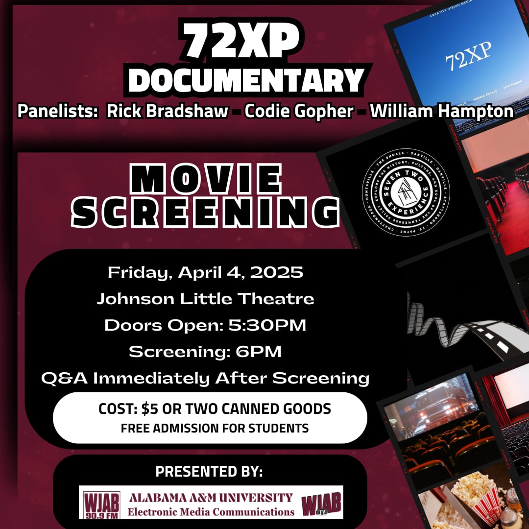 Graphic with details on movie screening