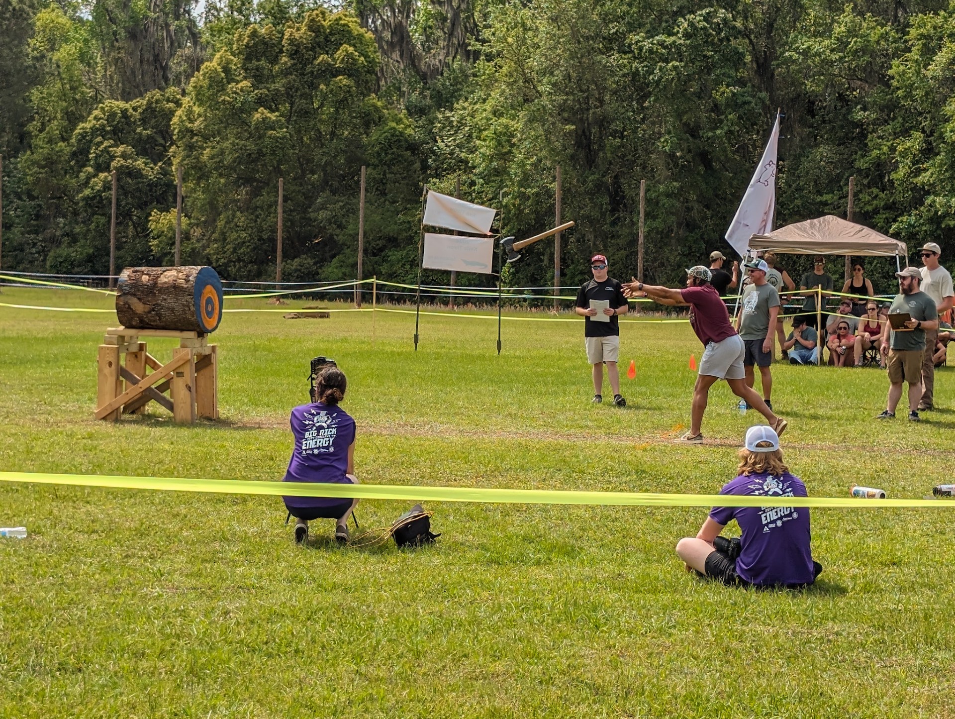 Student Axe Throwing