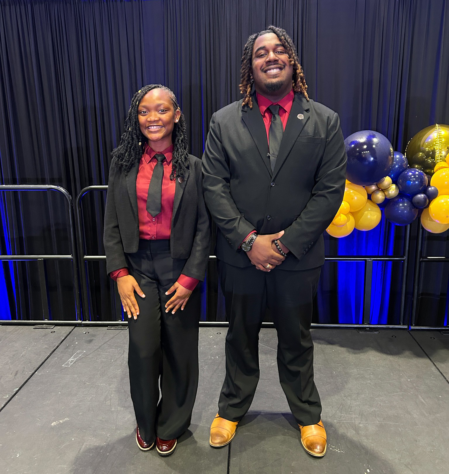 Miracle Olatunji and Chance Williams at BJCC in Birmingham