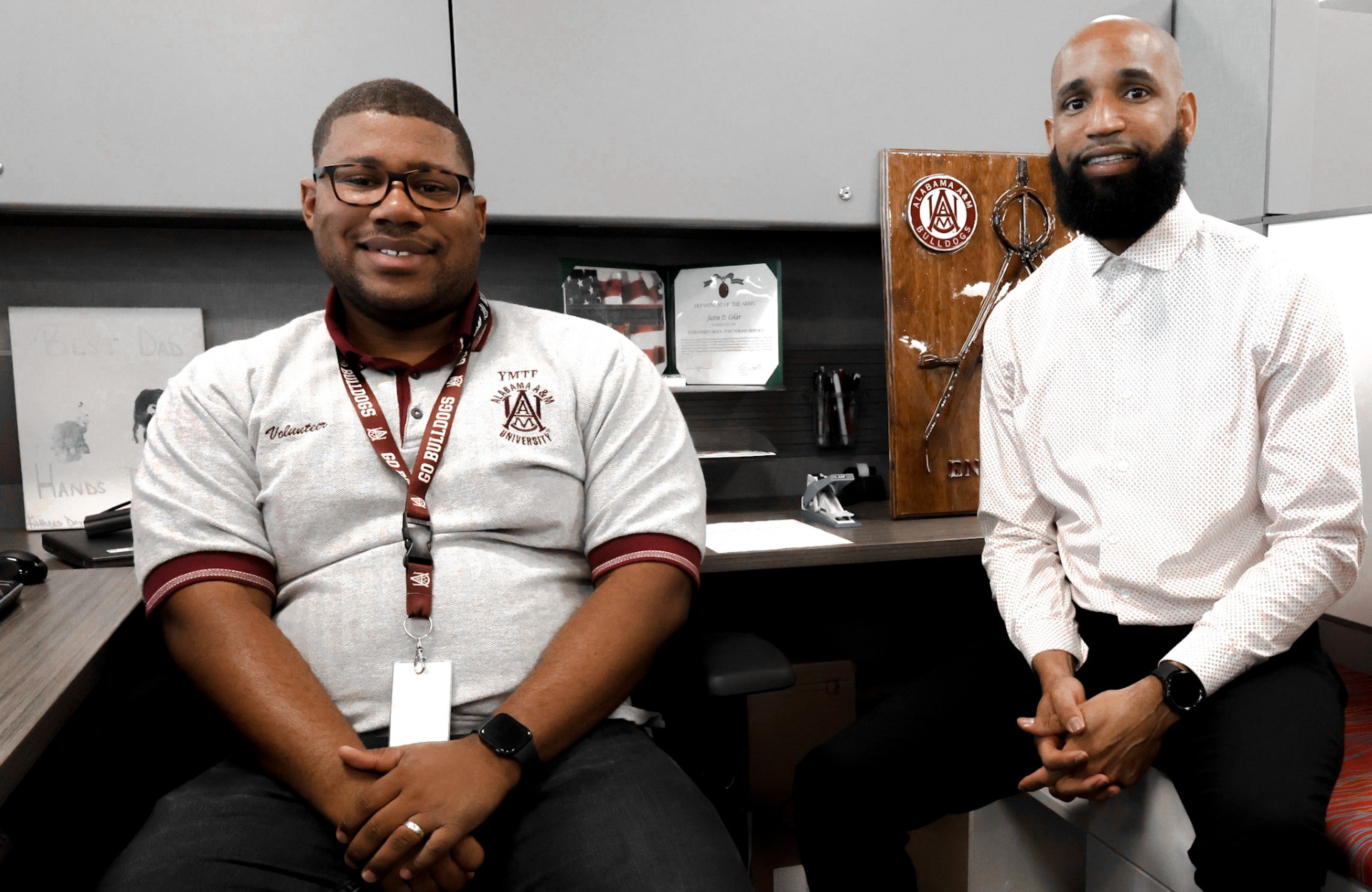 AAMU alumni Justin Colar and Curtney Walters