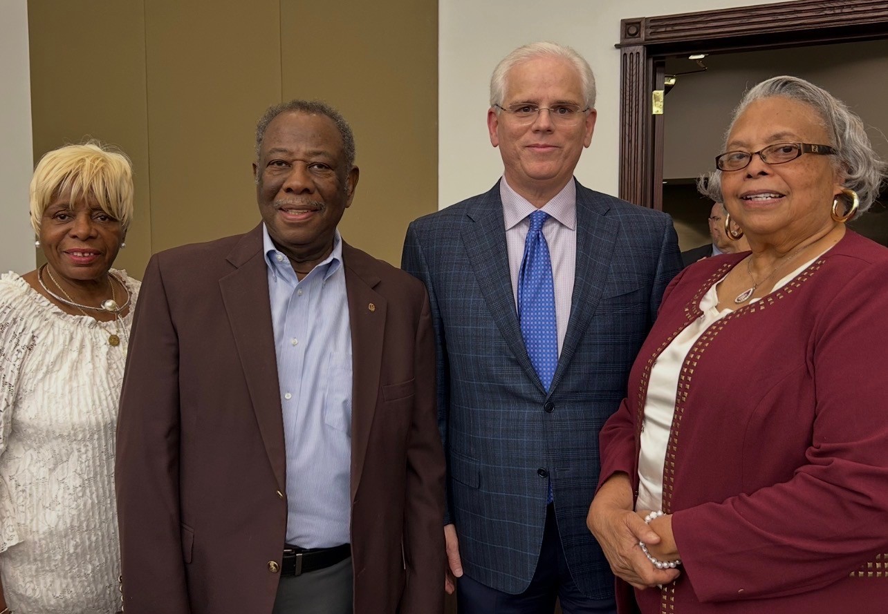 Tommie Byars, Robert Crenshaw, Judge Mark Harold Murphy and Alease Sims.
