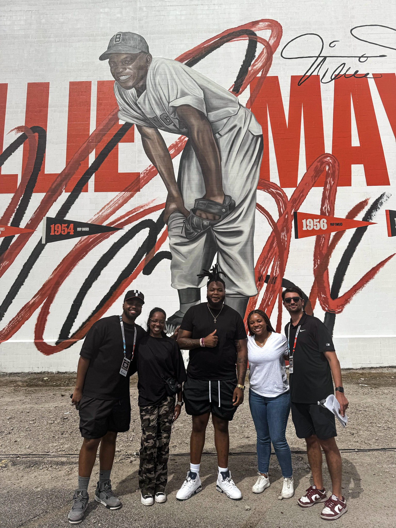 MLB Mentor Kaelan Ashford-Jones; Jenee Whitt; Nevel Brown; Amirah Ali and MLB Mentor Steven Tyler