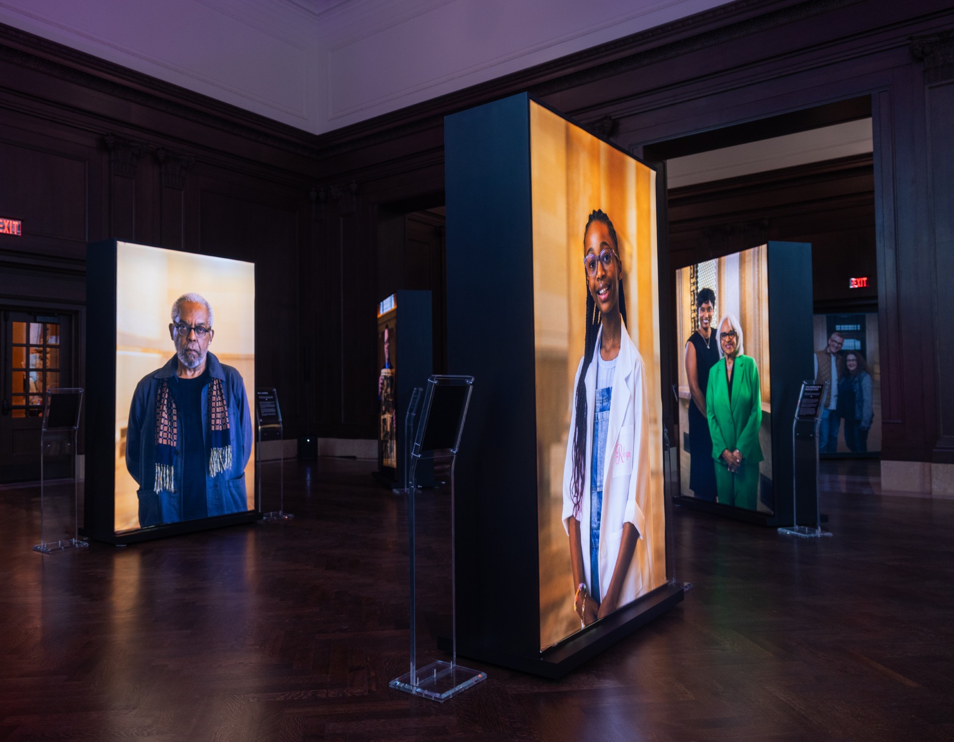 Justin Milhouse Portraits at Michigan Central Station