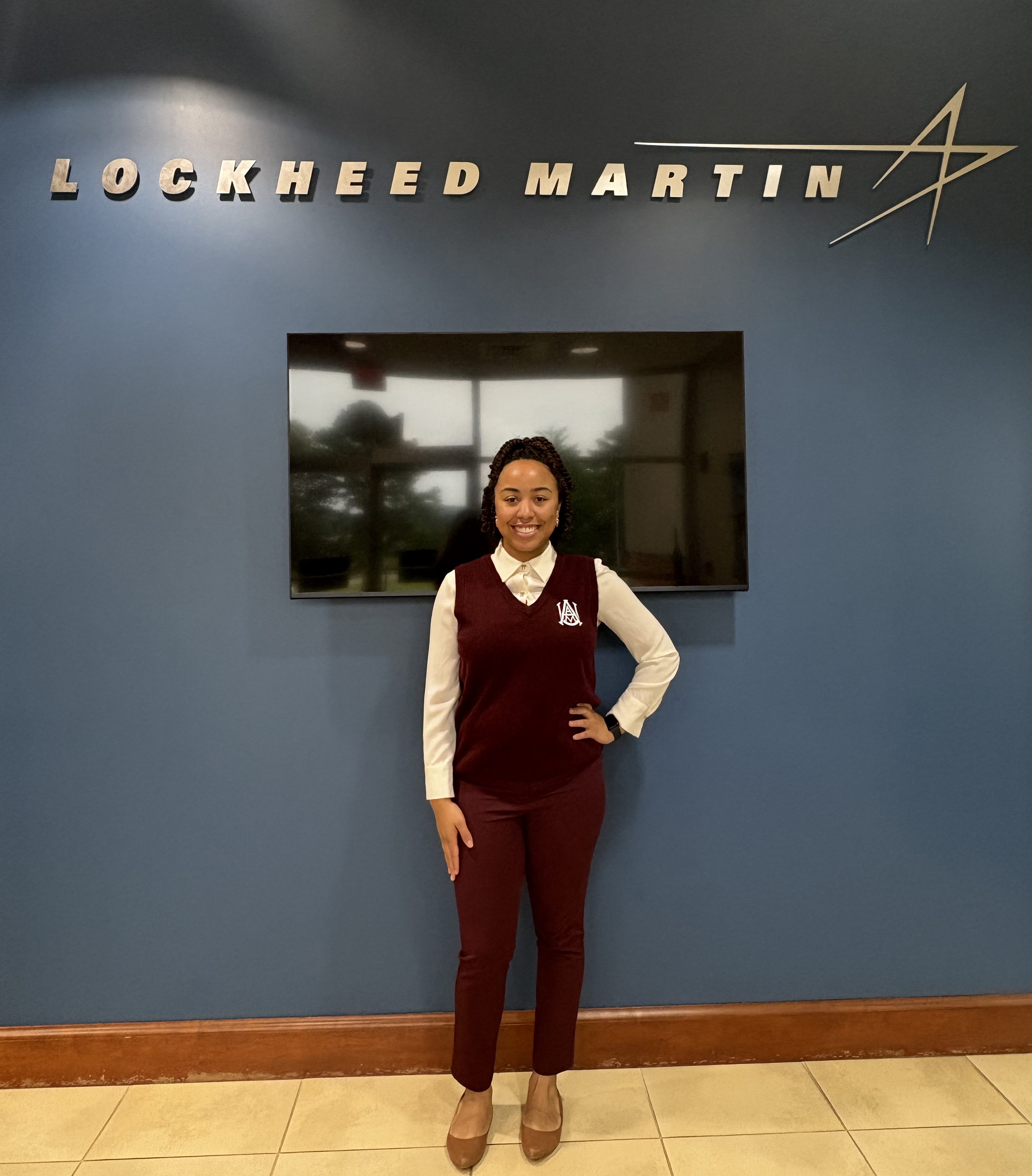 Autumn Peoples completed a Summer 2025 internship with Lockheed Martin in Huntsville, Alabama, as a finance and business operations intern, gaining hands-on experience supporting financial operations for aerospace and defense programs.