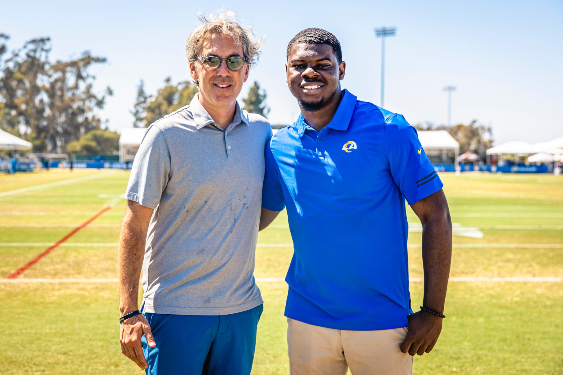 Sanders and Rams COO Kevin Demoff
