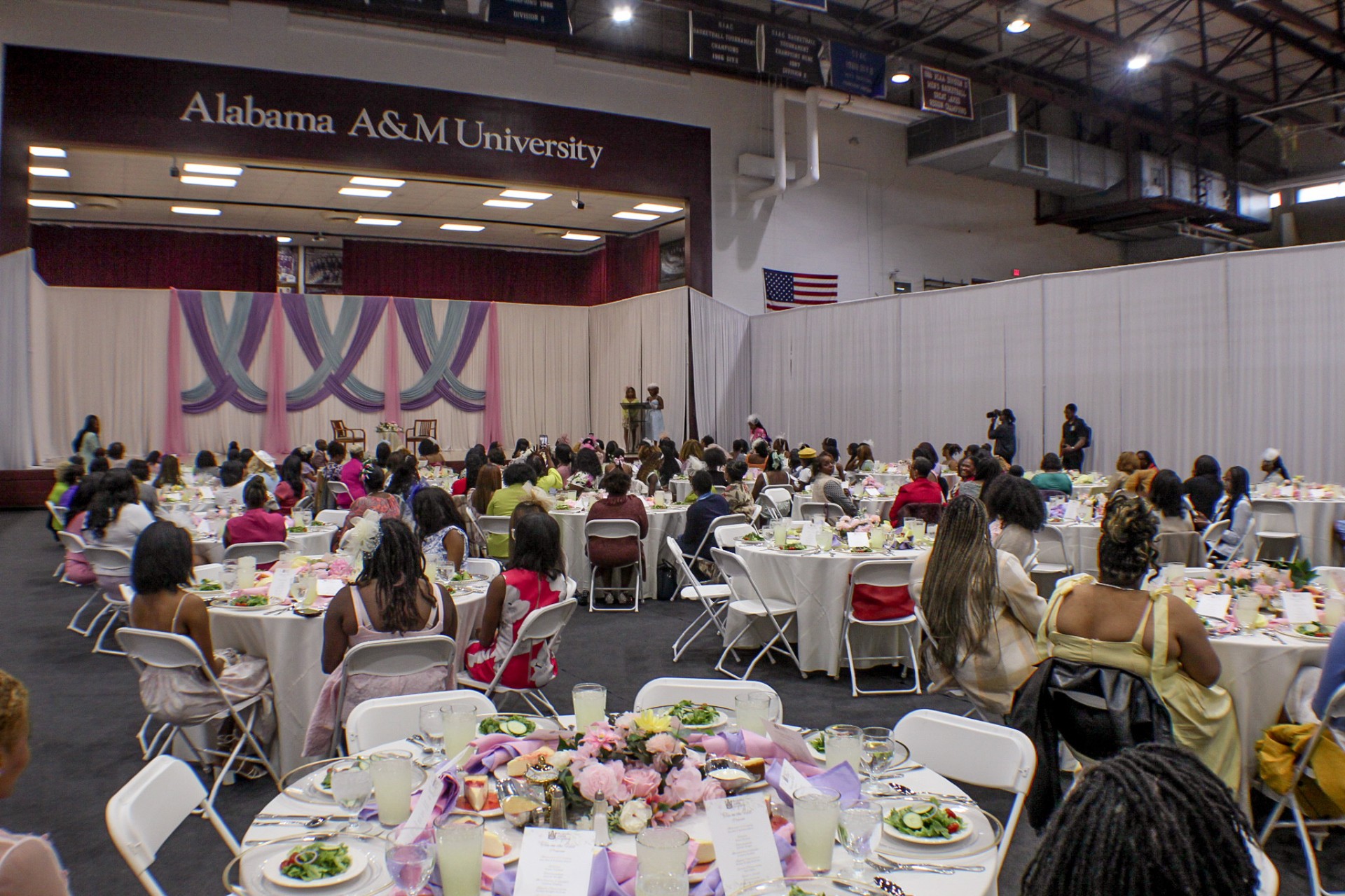 Wide shot of audience at 2025 Tea on The Hill