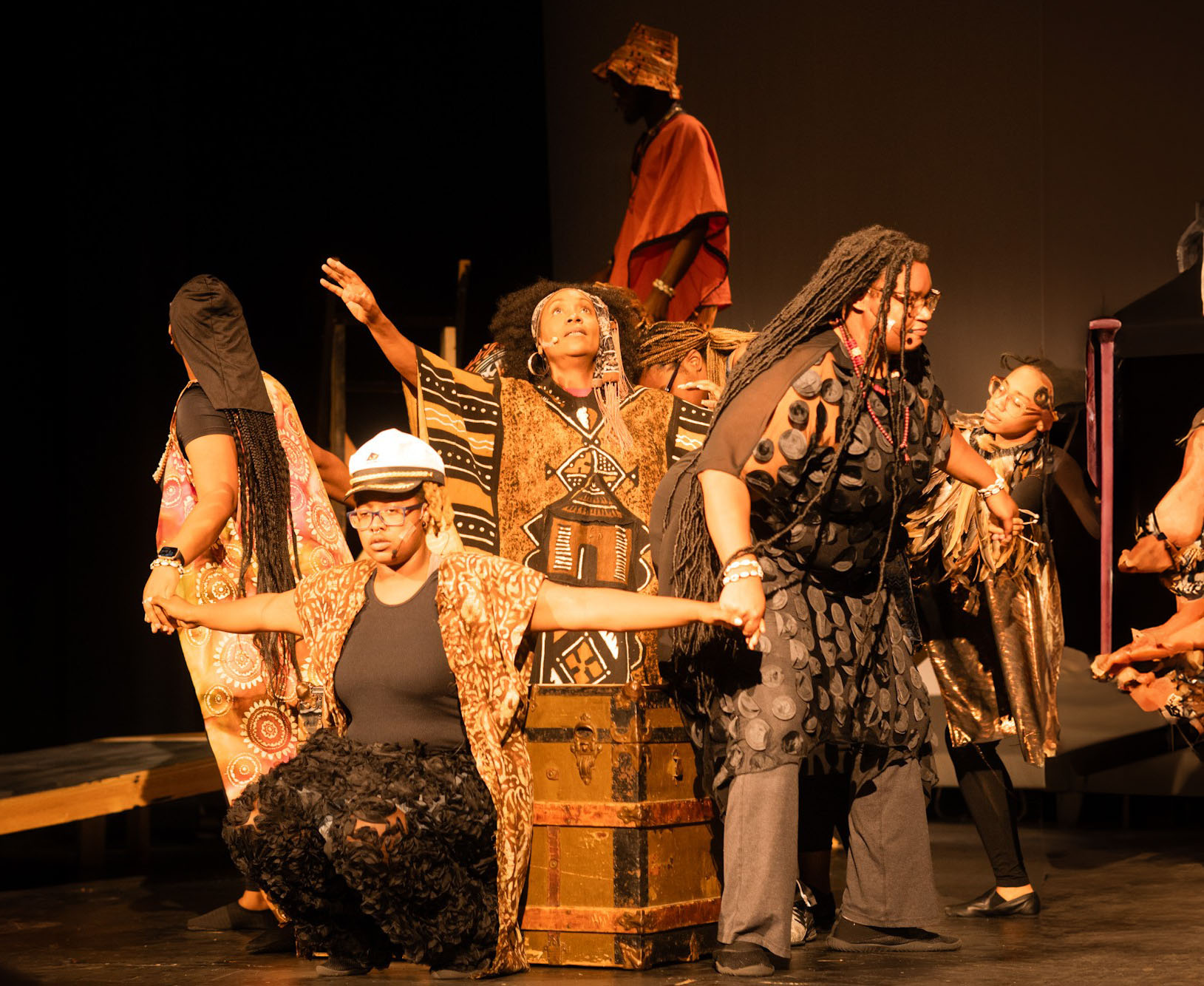 AAMU students and faculty rehearse "The Tempest"