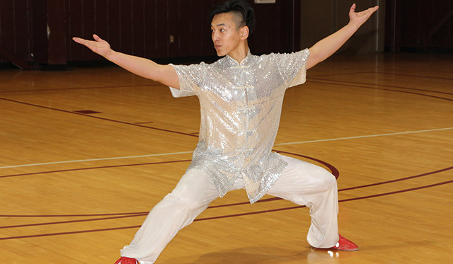 Demonstration of Chinese Martial Arts done in cooperation with the Office of Distance Education and Extended Studies