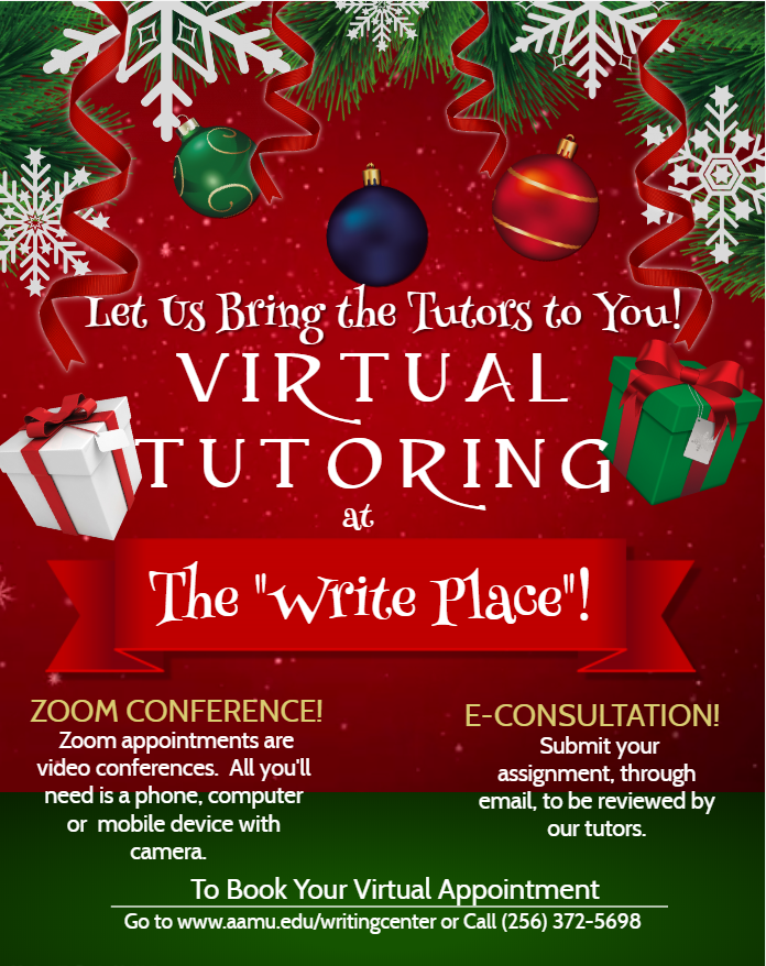Virtual Tutoring at the Write Place