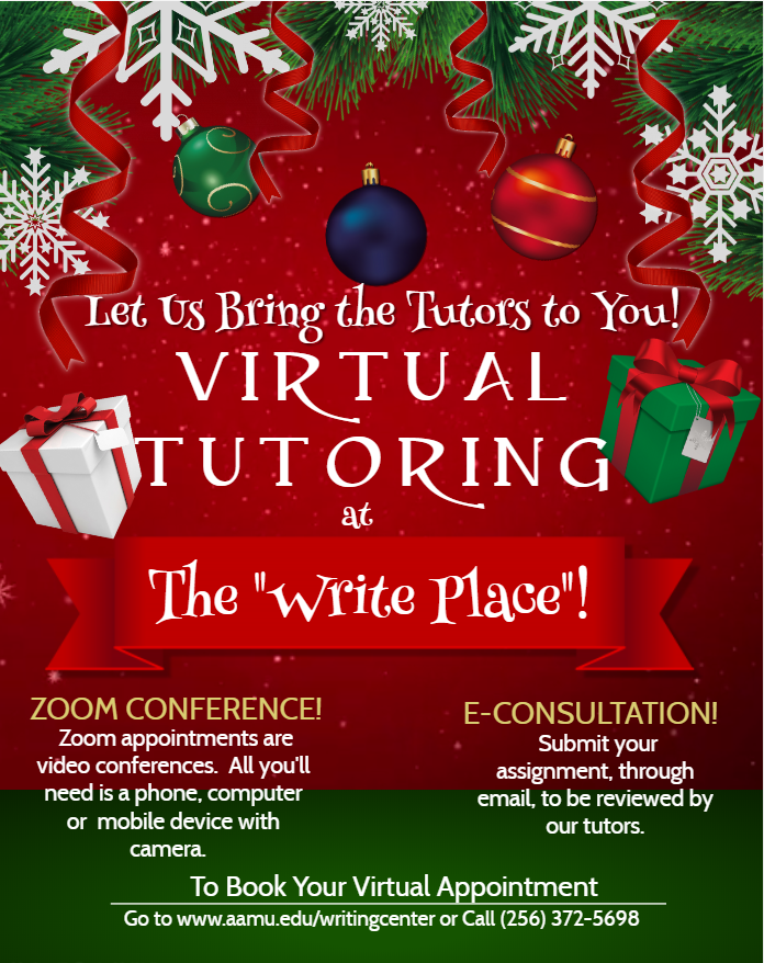 Virtual Tutoring at the Write Place 