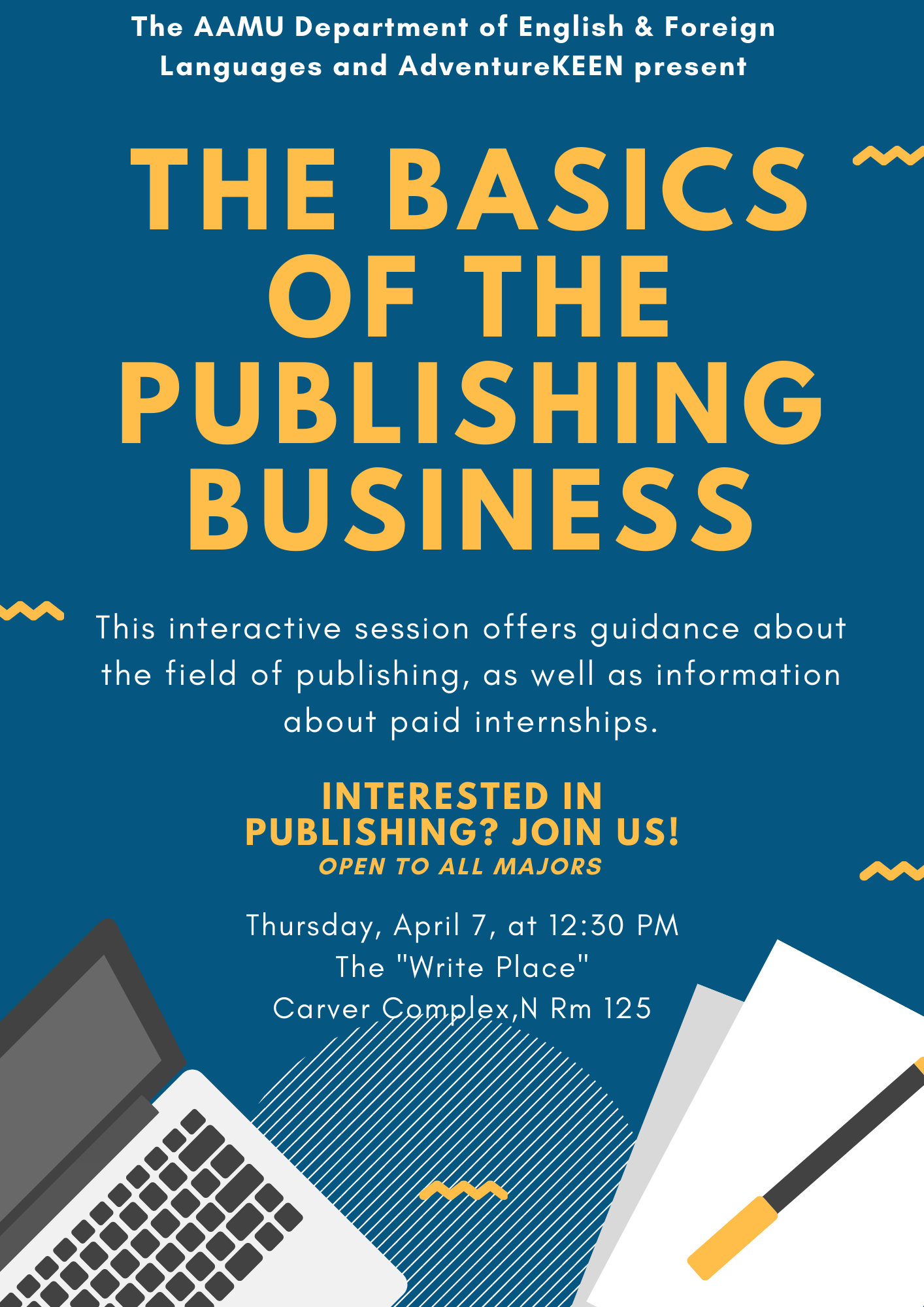 Publishing Opportunity for AAMU Students!