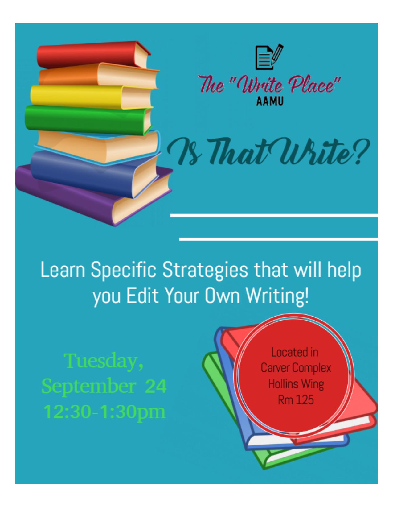 Is that Write? workshop flyer