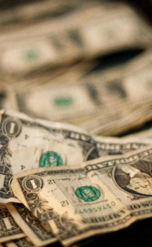 one dollar bills