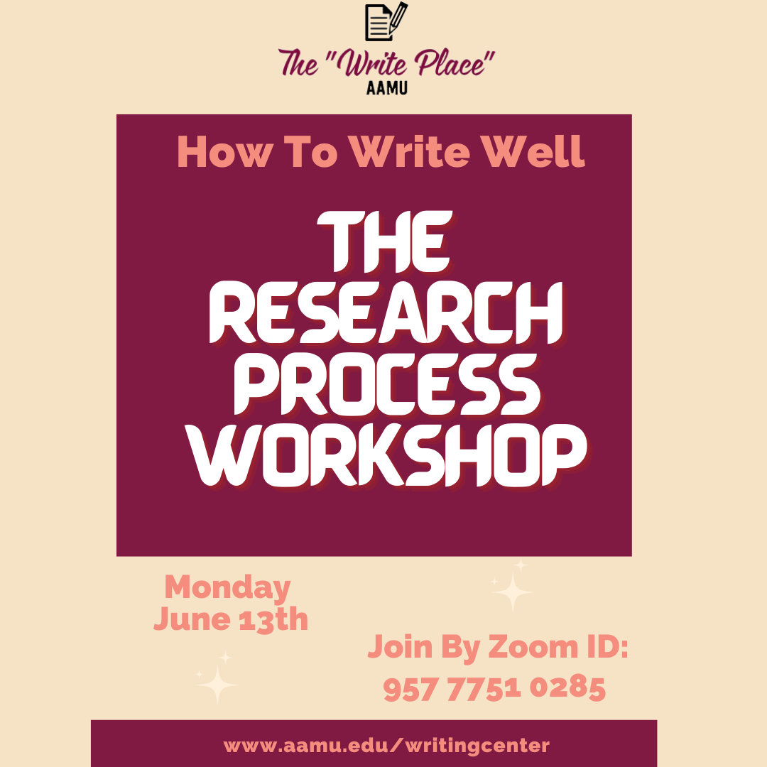 Research Writing Workshop