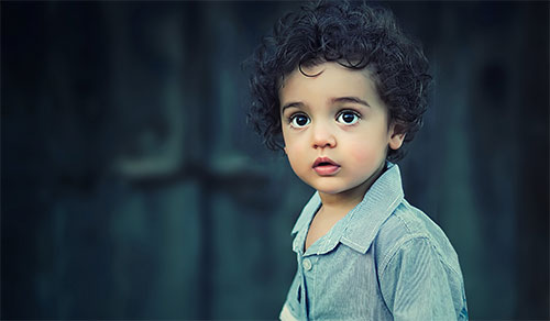 Photo of a cute toddler boy