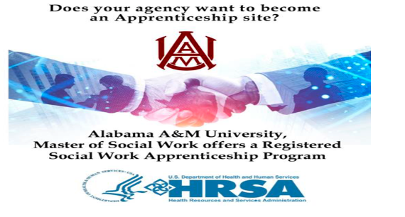 shake hands between hrsa and AAMU