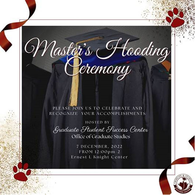 Master's Hooding Ceremony