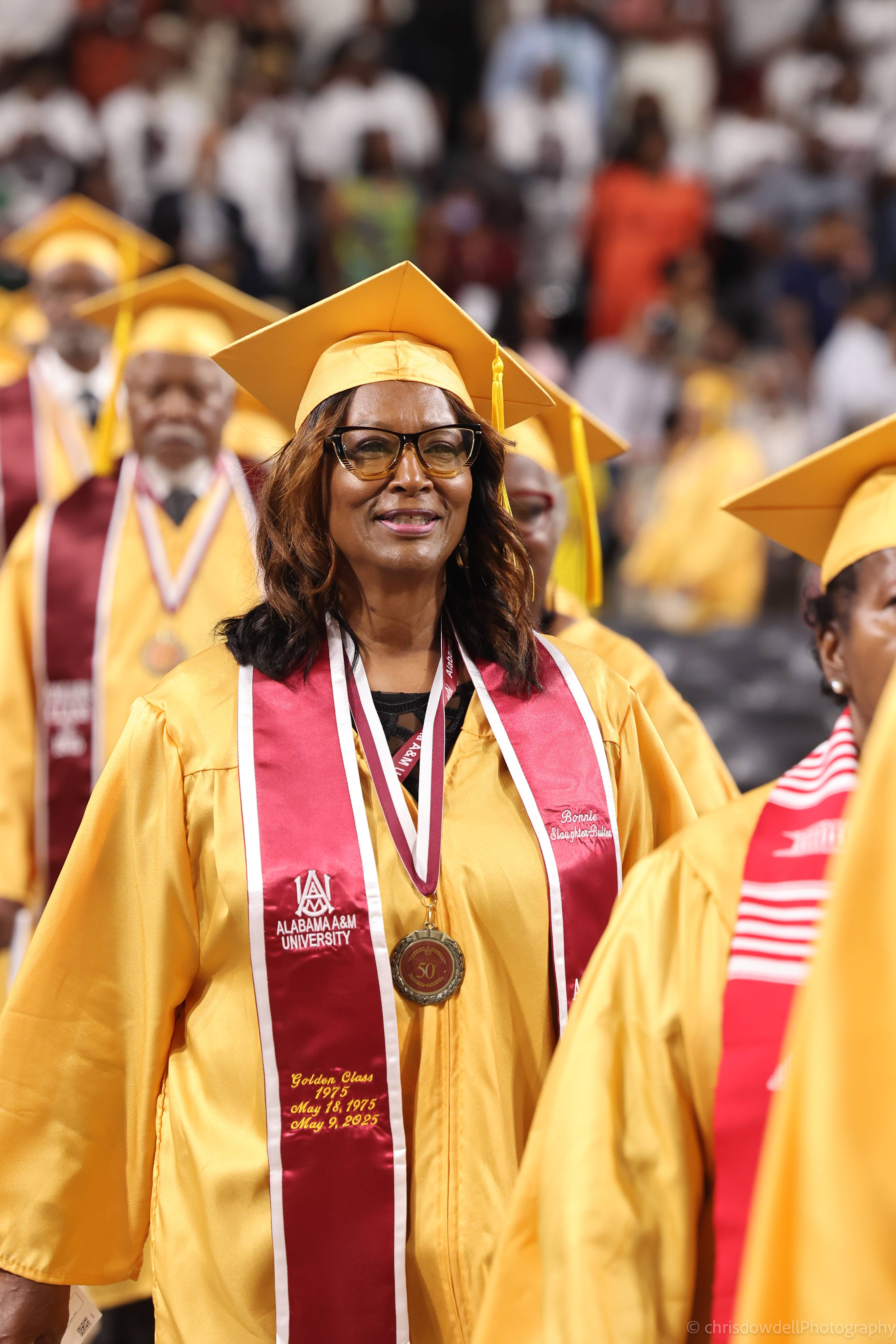 Golden Class members of the class of 1974 excited to be apart of Spring Commencement.