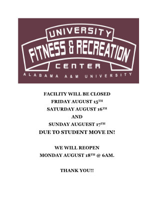 Fall 2025 Move-In Closure Flyer